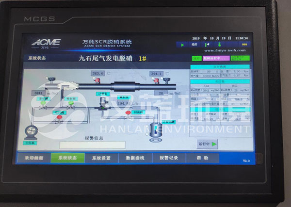 12.4MW脫硝余熱回收一體化脫硝系統