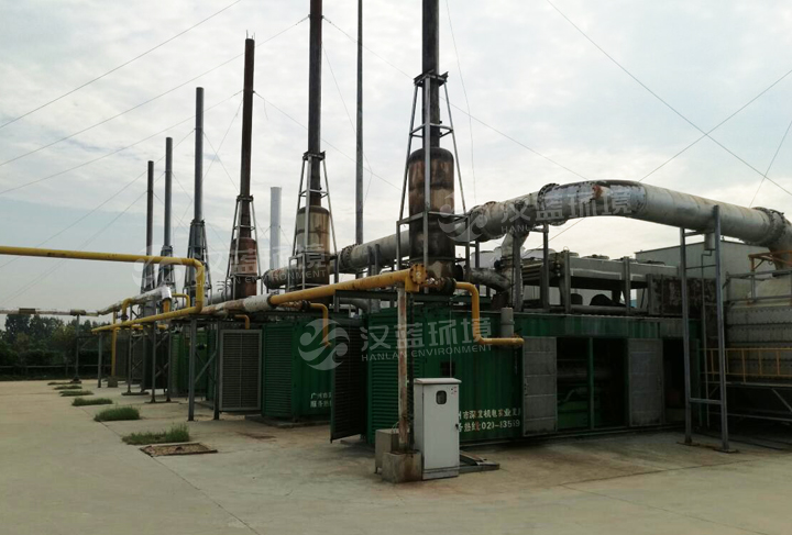 河北漢藍(lán)為鄭州某垃圾填埋廠設(shè)計(jì)加工的SCR脫硝設(shè)備