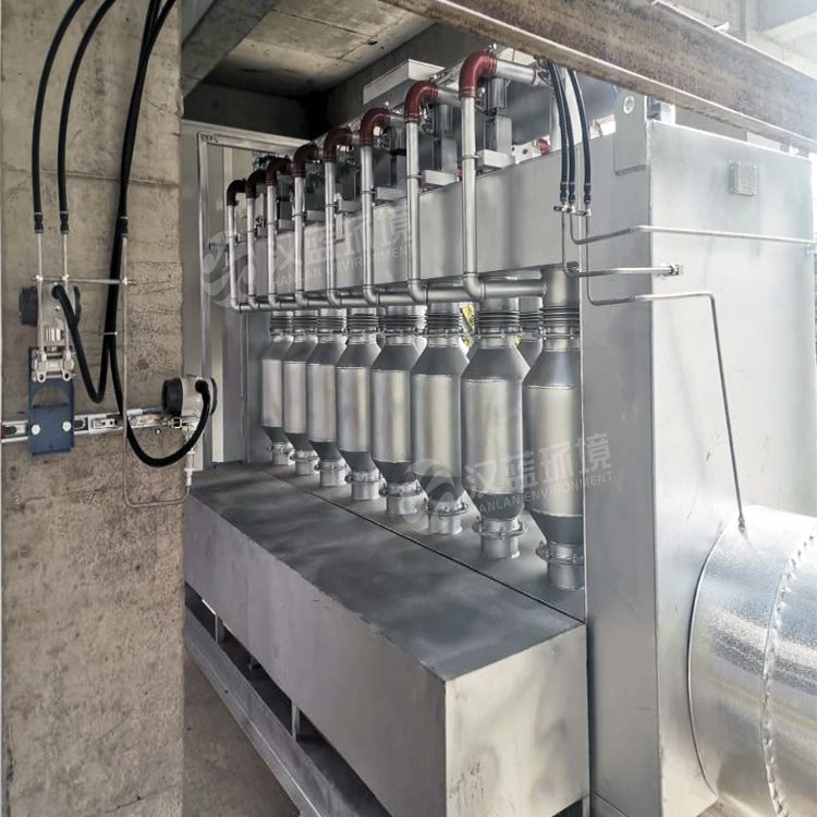 萬純發動機測試臺架尾氣凈化系統-汽油發動機測試臺架尾氣凈化