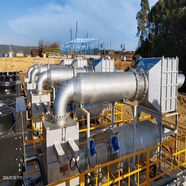 大功率柴油機組尾氣凈化器海外達標運行